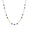 Bijoux Orly Marcel | Collier De Perles De Lapis Et D'Or