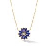 Bijoux Orly Marcel | Mini Collier Incruste De Fleurs Sacrees