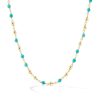 Bijoux Orly Marcel | Collier De Perles Turquoise Et Or