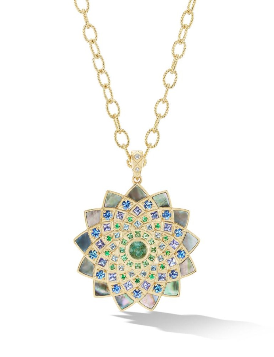 Bijoux Orly Marcel | Pendentif Mandala Incrustation De Temple