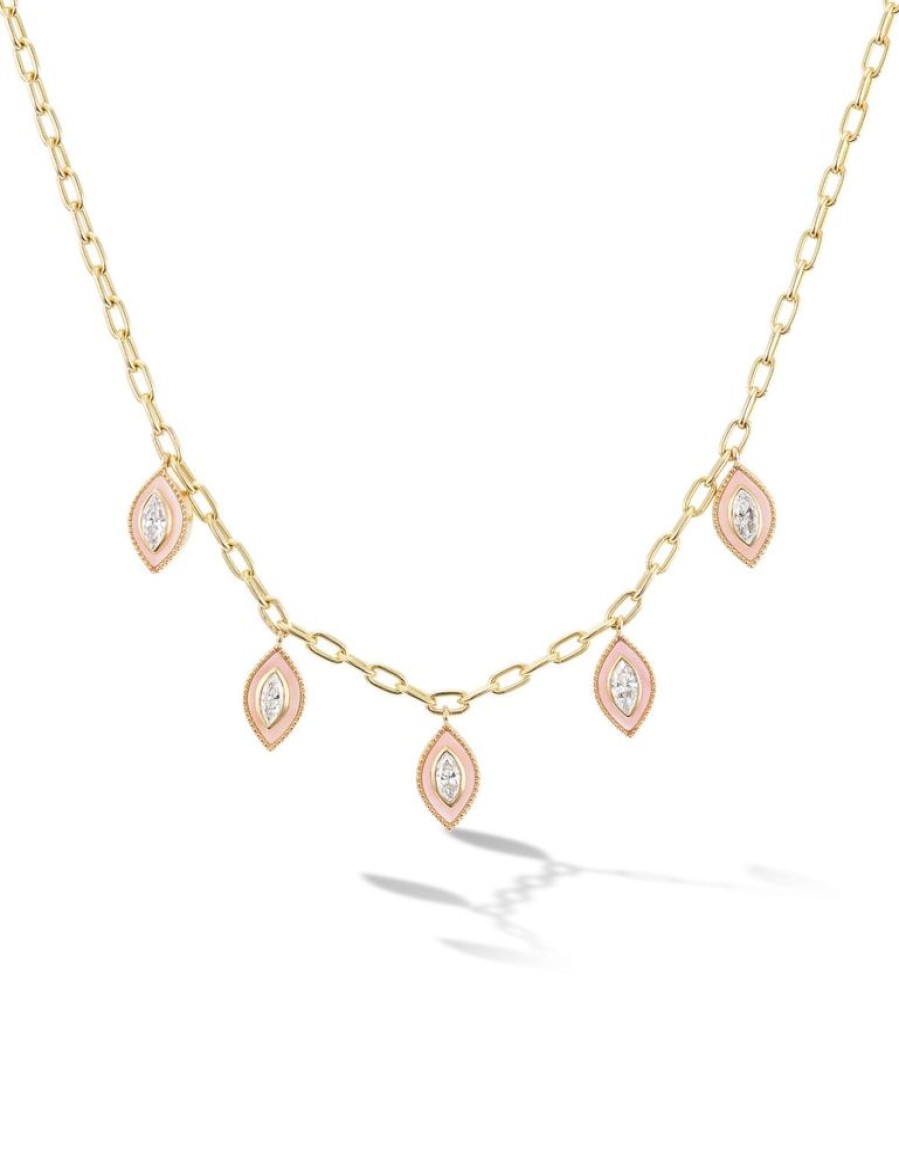 Bijoux Orly Marcel | Collier Pendentif Oeil De Marquise