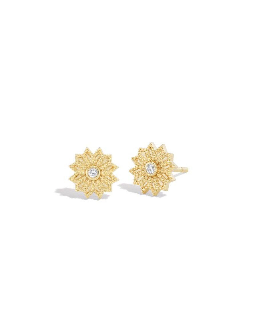 Bijoux Orly Marcel | Mini Boucles D'Oreilles Clous A Fleurs Sacrees