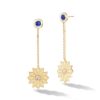 Bijoux Orly Marcel | Boucles D'Oreilles Barre De Fleurs Sacrees