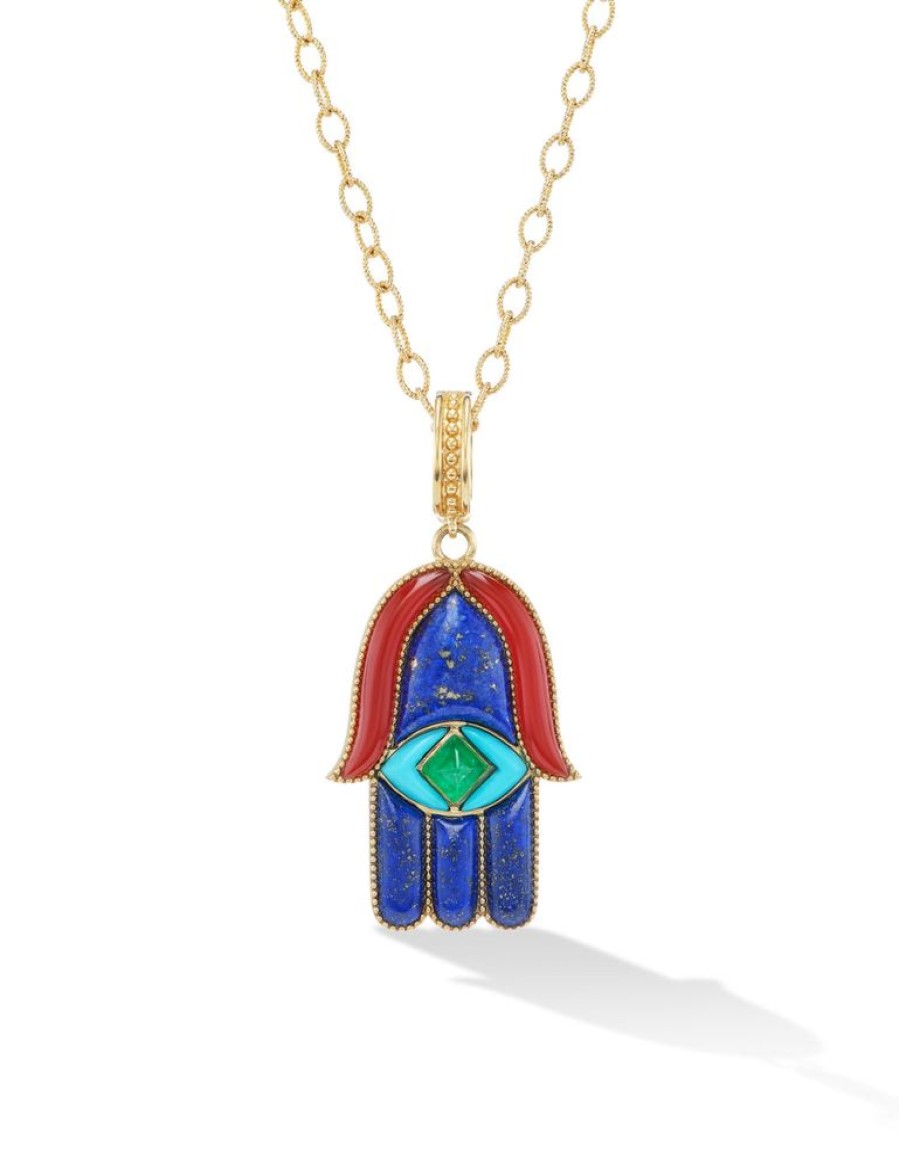 Bijoux Orly Marcel | Grand Collier D'Amulette Hamsa