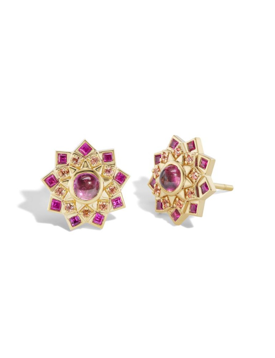 Bijoux Orly Marcel | Boucles D'Oreilles A Tige Mandala Temple