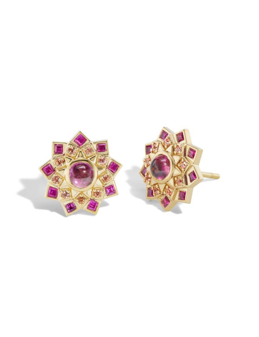 Bijoux Orly Marcel | Boucles D'Oreilles A Tige Mandala Temple