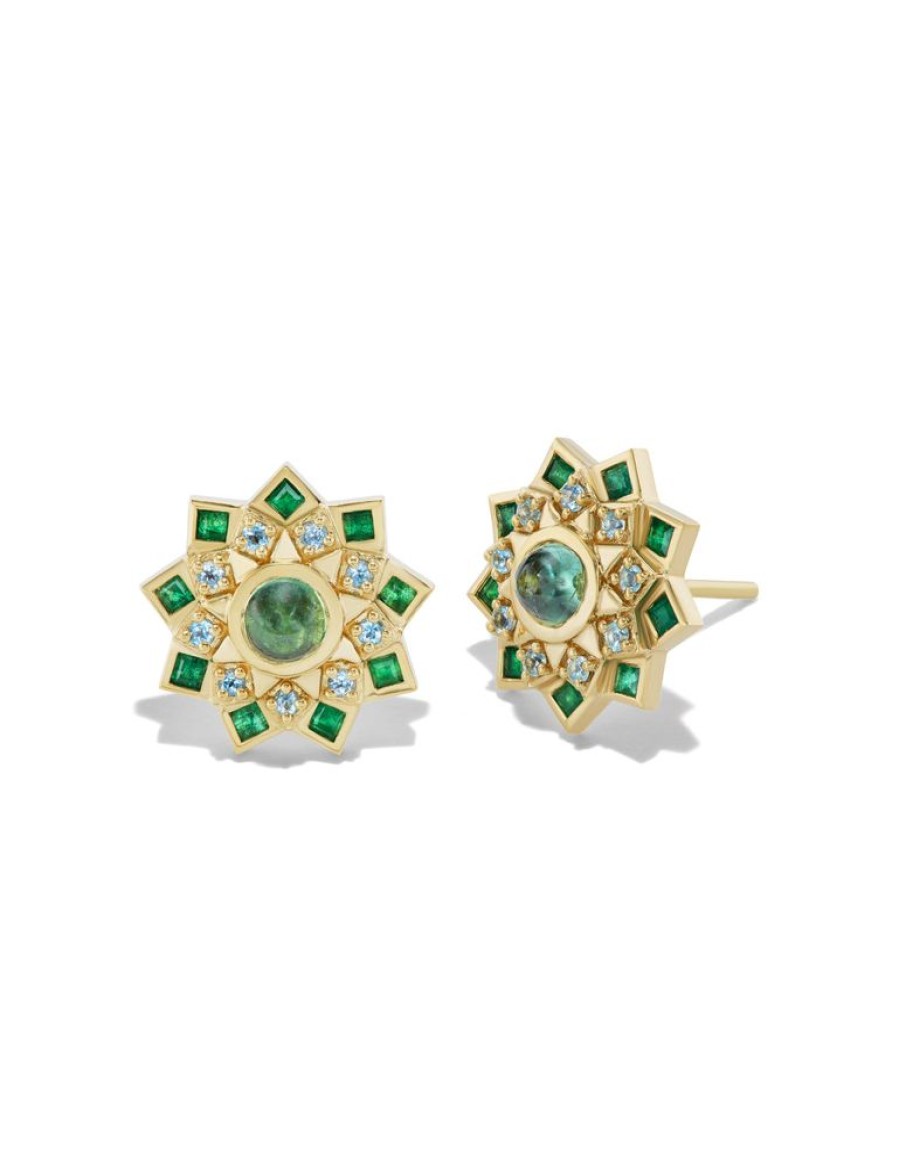 Bijoux Orly Marcel | Boucles D'Oreilles A Tige Mandala Temple