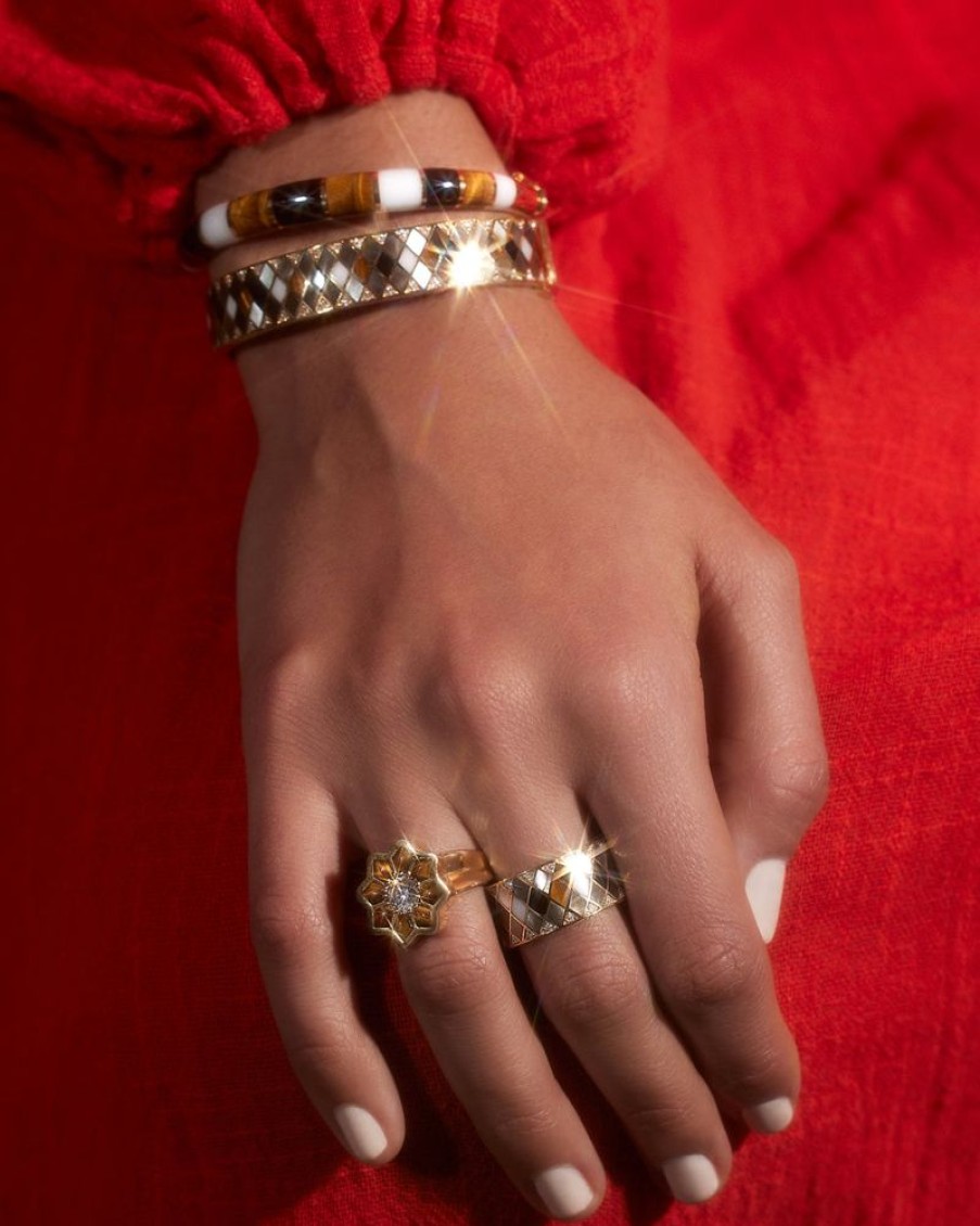 Bijoux Orly Marcel | Bracelet A Grosses Incrustations