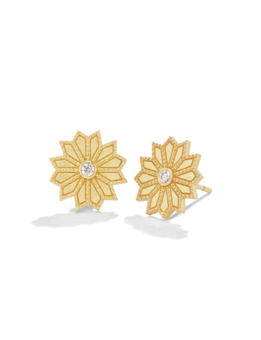 Bijoux Orly Marcel | Boucles D'Oreilles Clous Fleur Sacree