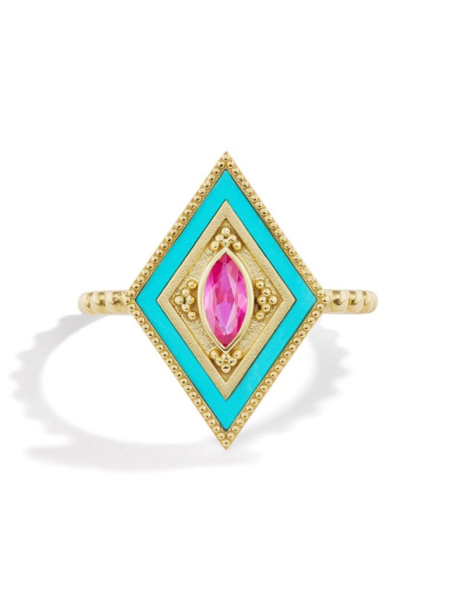 Bijoux Orly Marcel | Bague Incrustee Ajna